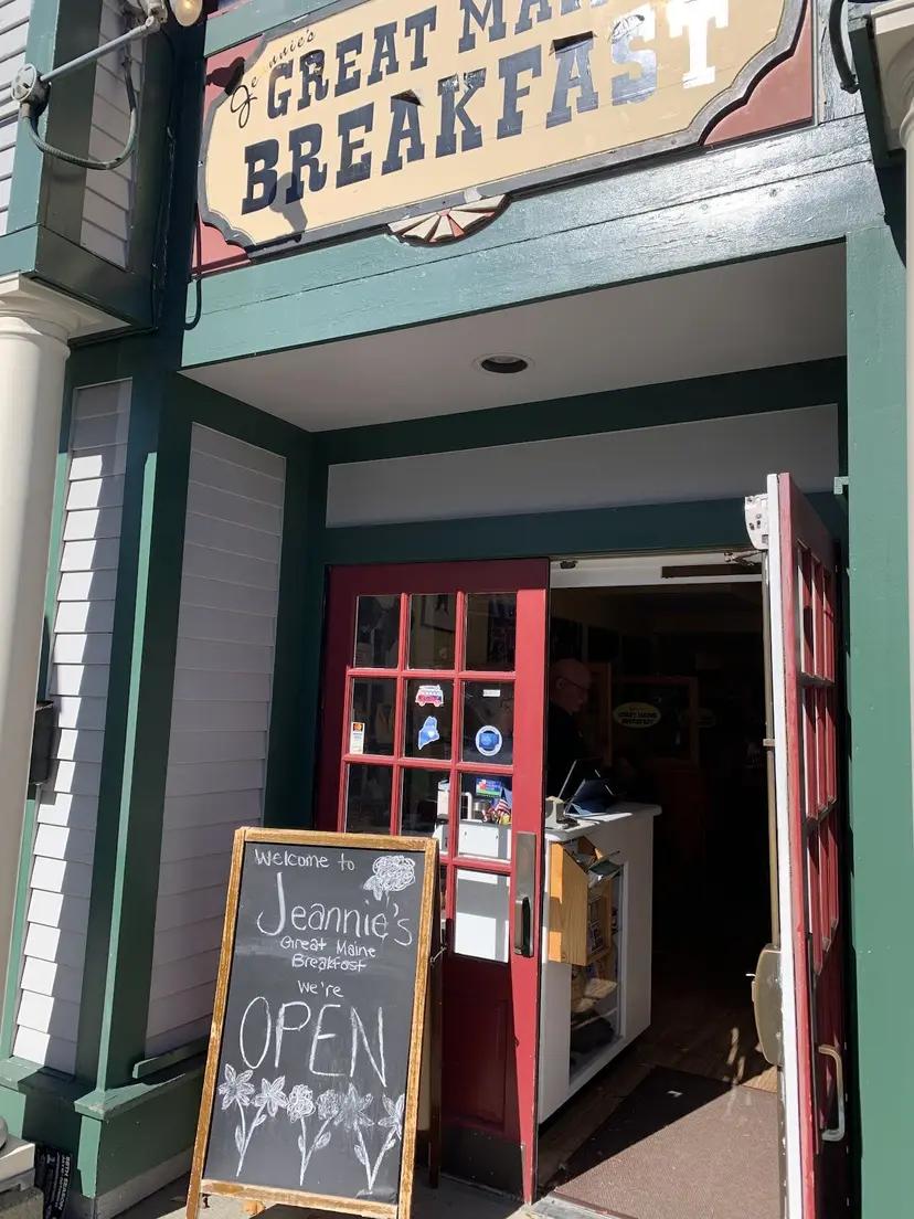 Jeannie's Great Maine Breakfast in Bar Harbor, Maine