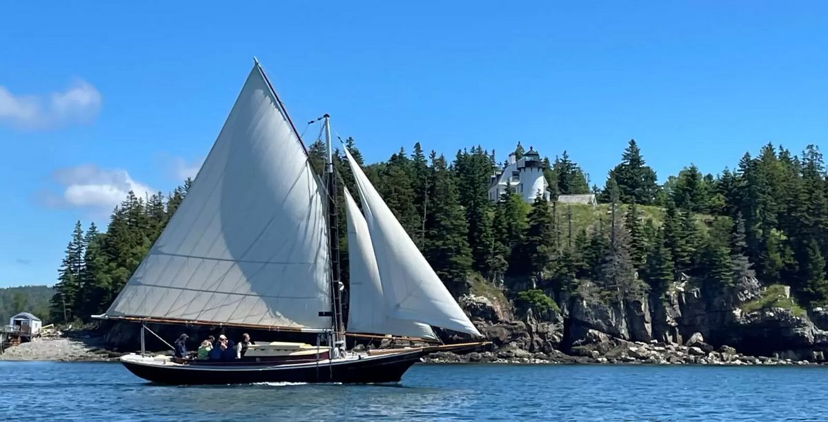 Sail Acadia vessel on the water near Southwest Harbor