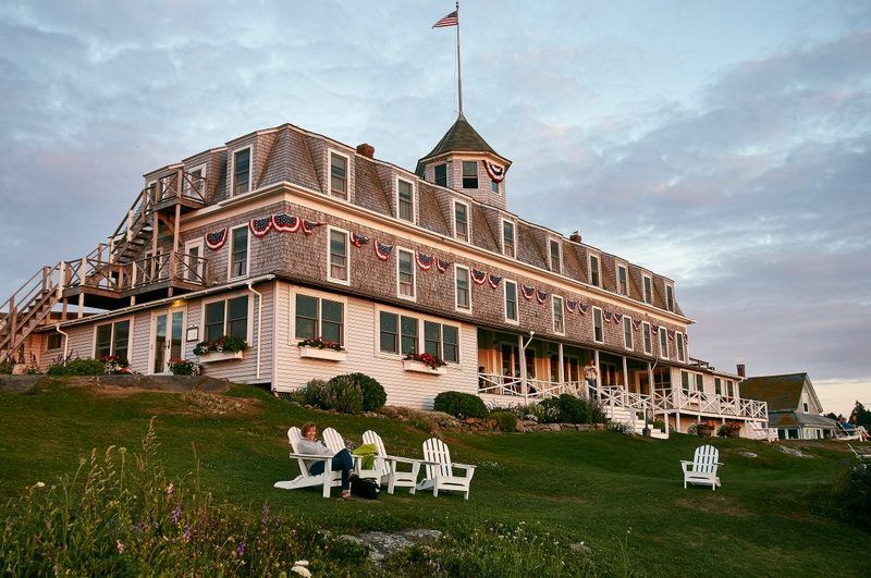 Campground in the Acadia region